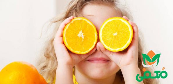 با پرتقال از چشم ها محافظت کنید
